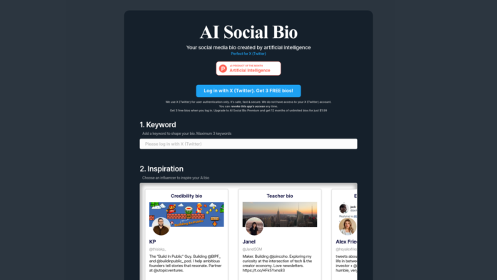 AI Social Bio