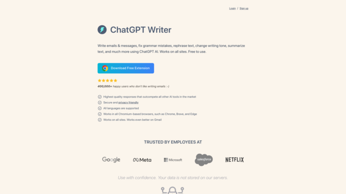 ChatGPT Writer