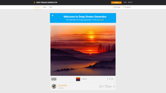 Deep Dream Generator