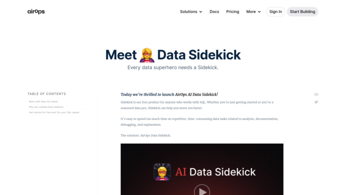 AI Data Sidekick