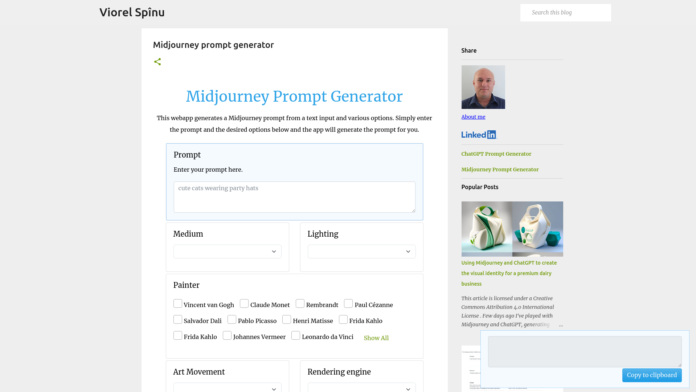 Midjourney Prompt Generator