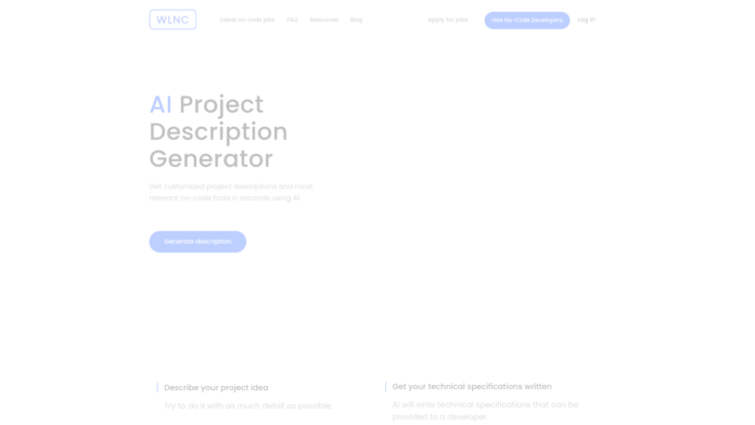 Project Description Generator